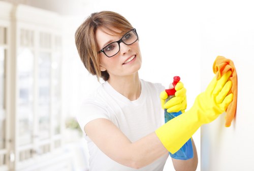 Carpet cleaning team showing ethical business commitment
